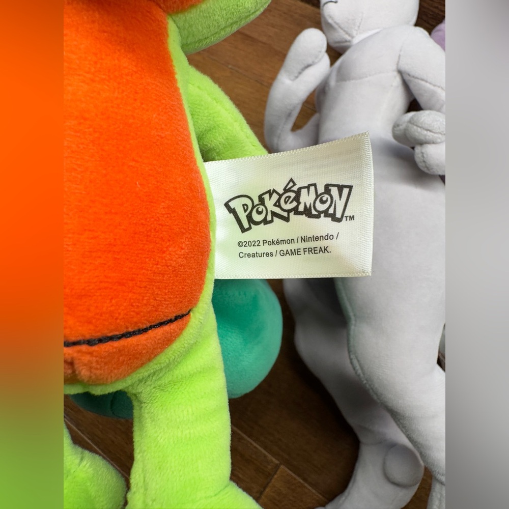 Pokémon Plush Scorbunny, Treecko & MEWTWO Stuffed toys bundle - Picture 6 of 9